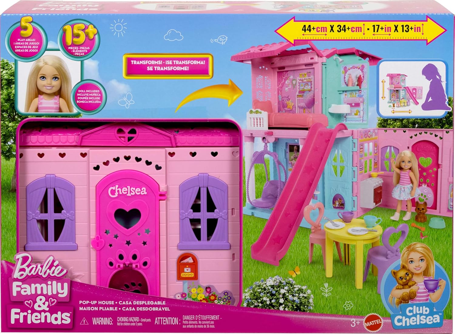 Barbie la casita plegable de Chelsea JFW49 - vista alternativa