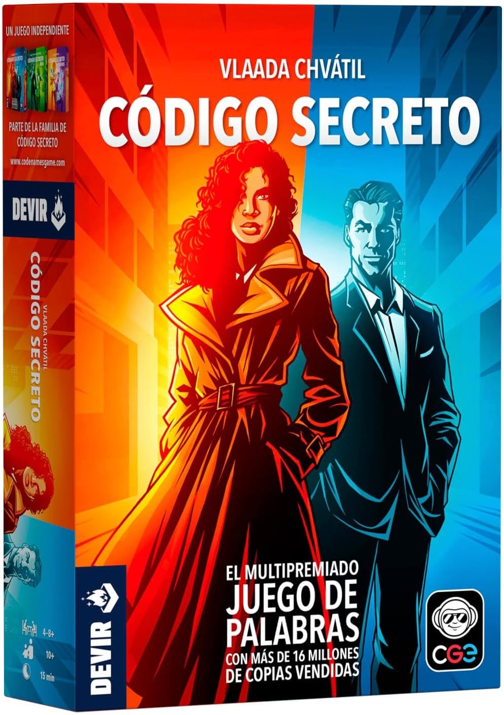 Juego de Mesa Código Secreto DEVIR BGCOSE HOBBIES