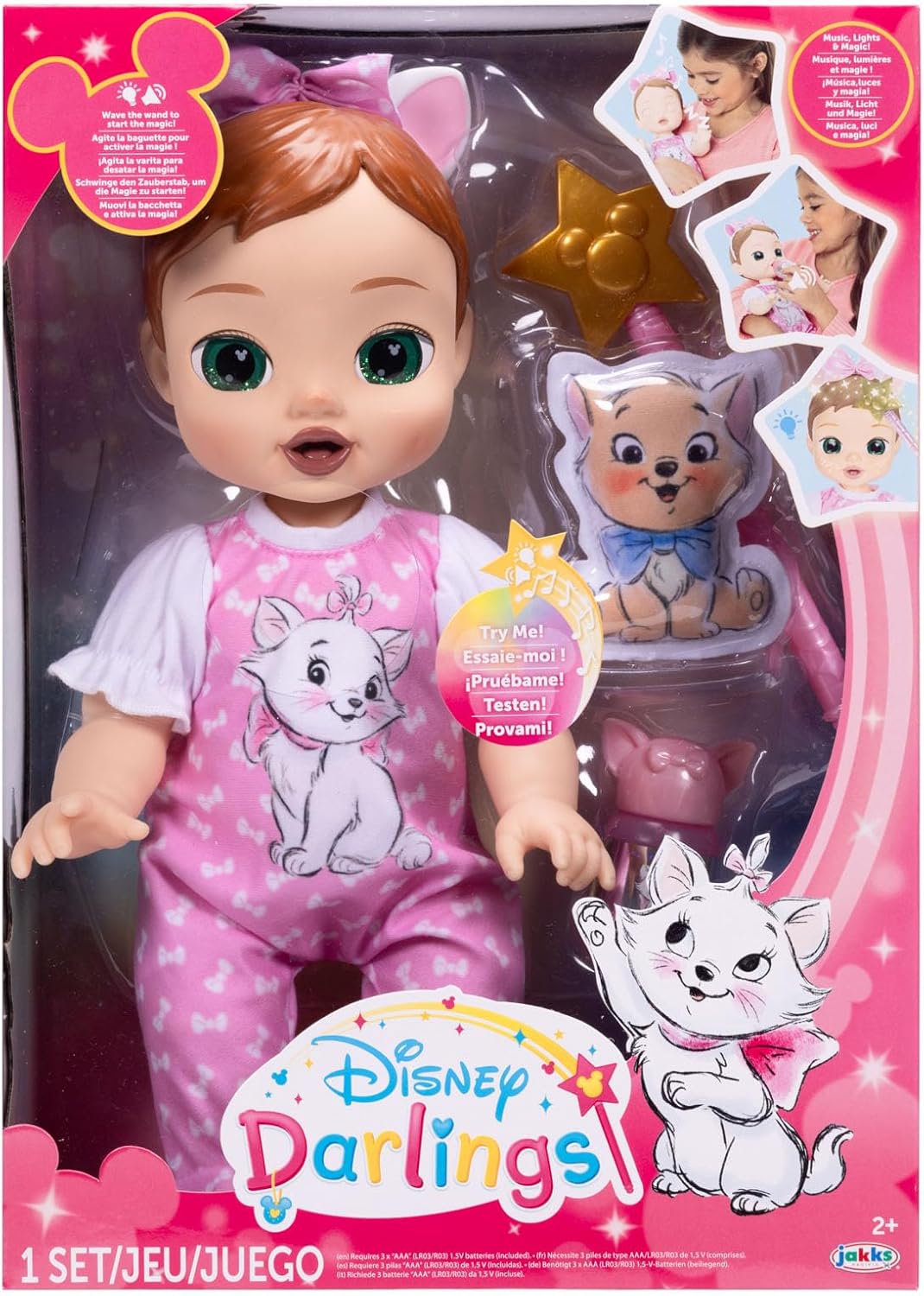 muñeca Disney Darlings inspirada por Marie - vista alternativa