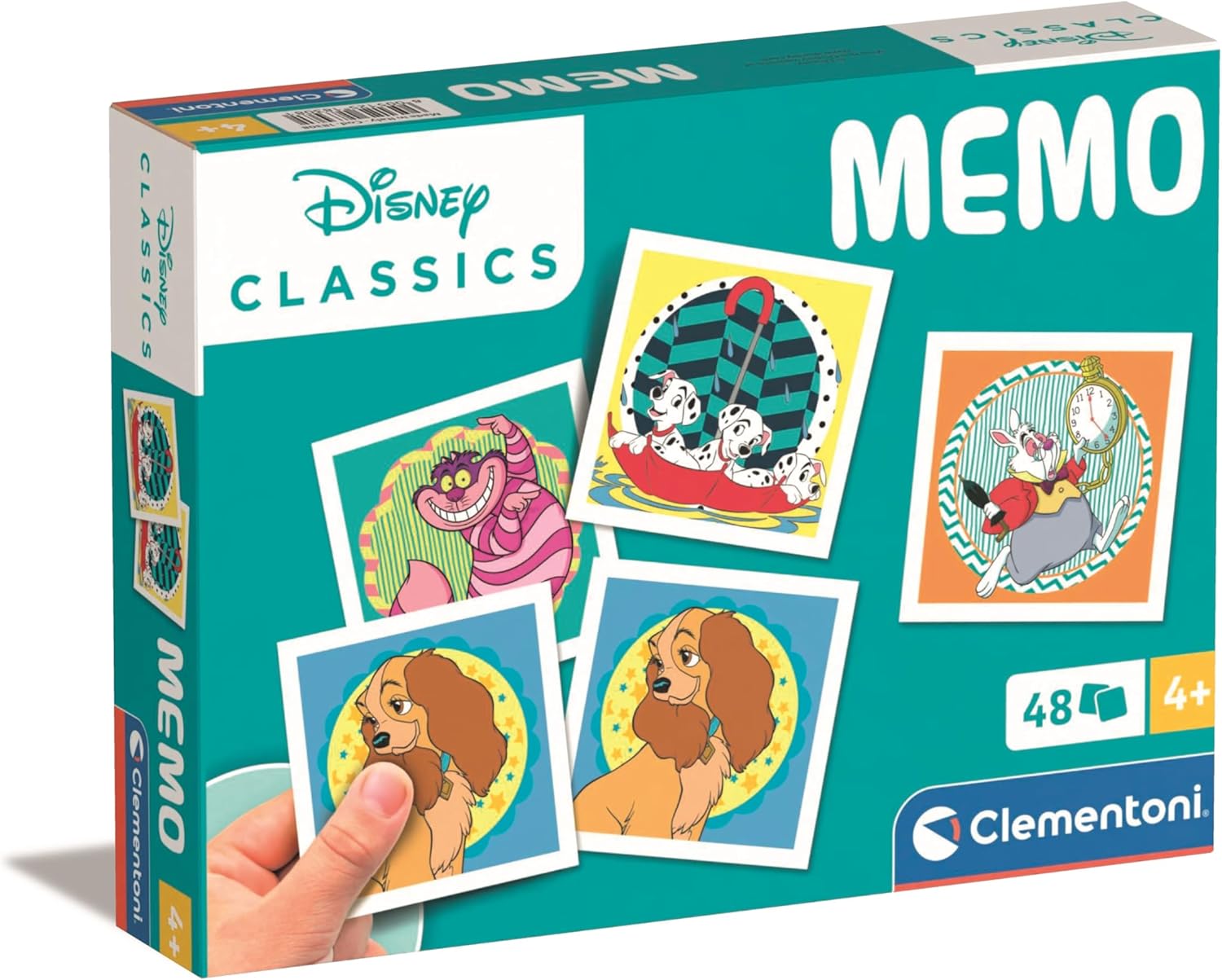 Juego de fichas MEMO Disney Clementoni