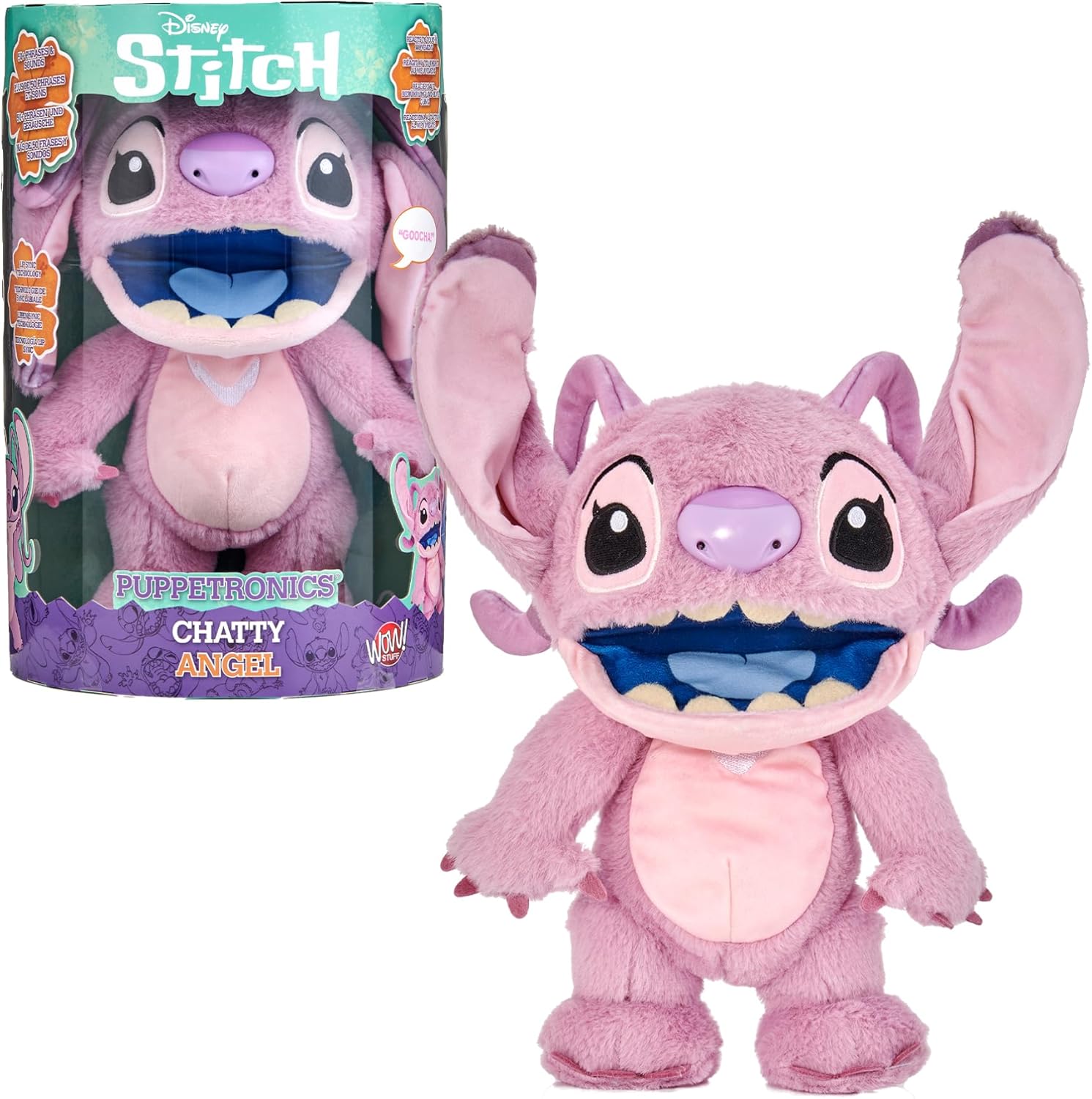 Peluche de Angel con sonidos y movimientos Puppetronics