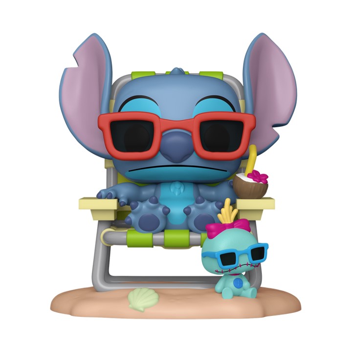 Funko Pop Premium Stitch in Sunlounger 1639 FIGURAS
