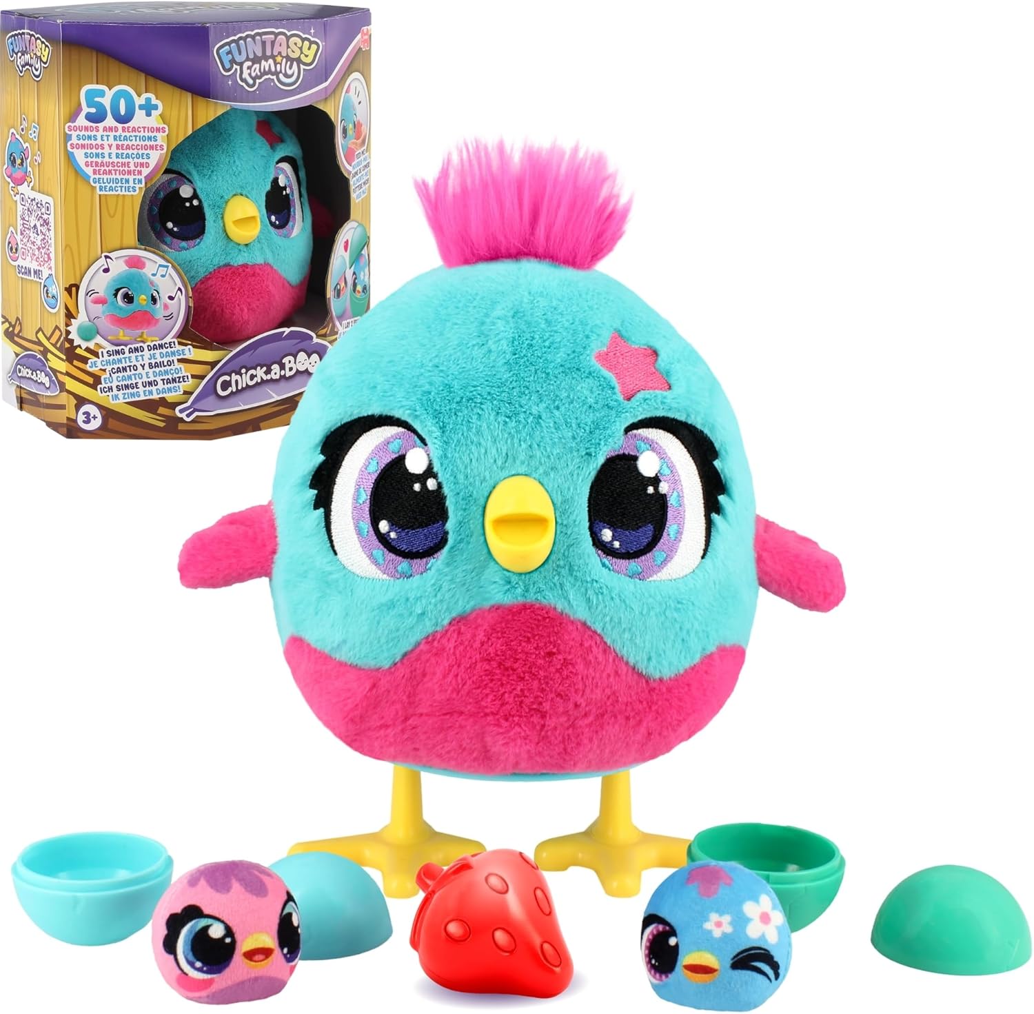 Funtasy Family Chick.a.boo Gallina interactiva