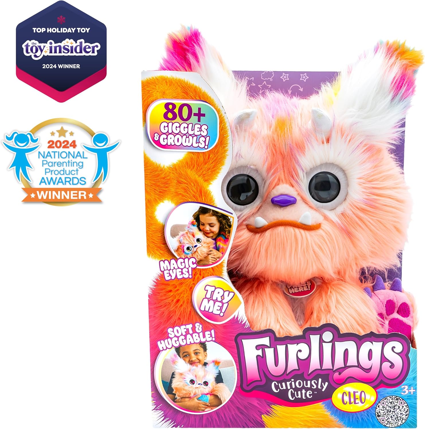 Furlings Curiously Cute peluche interactivo Cleo - vista alternativa