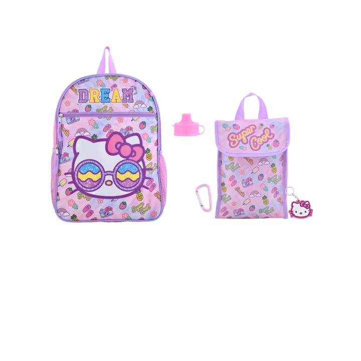 Sanrio combo escolar de Hello Kitty morral y accesorios