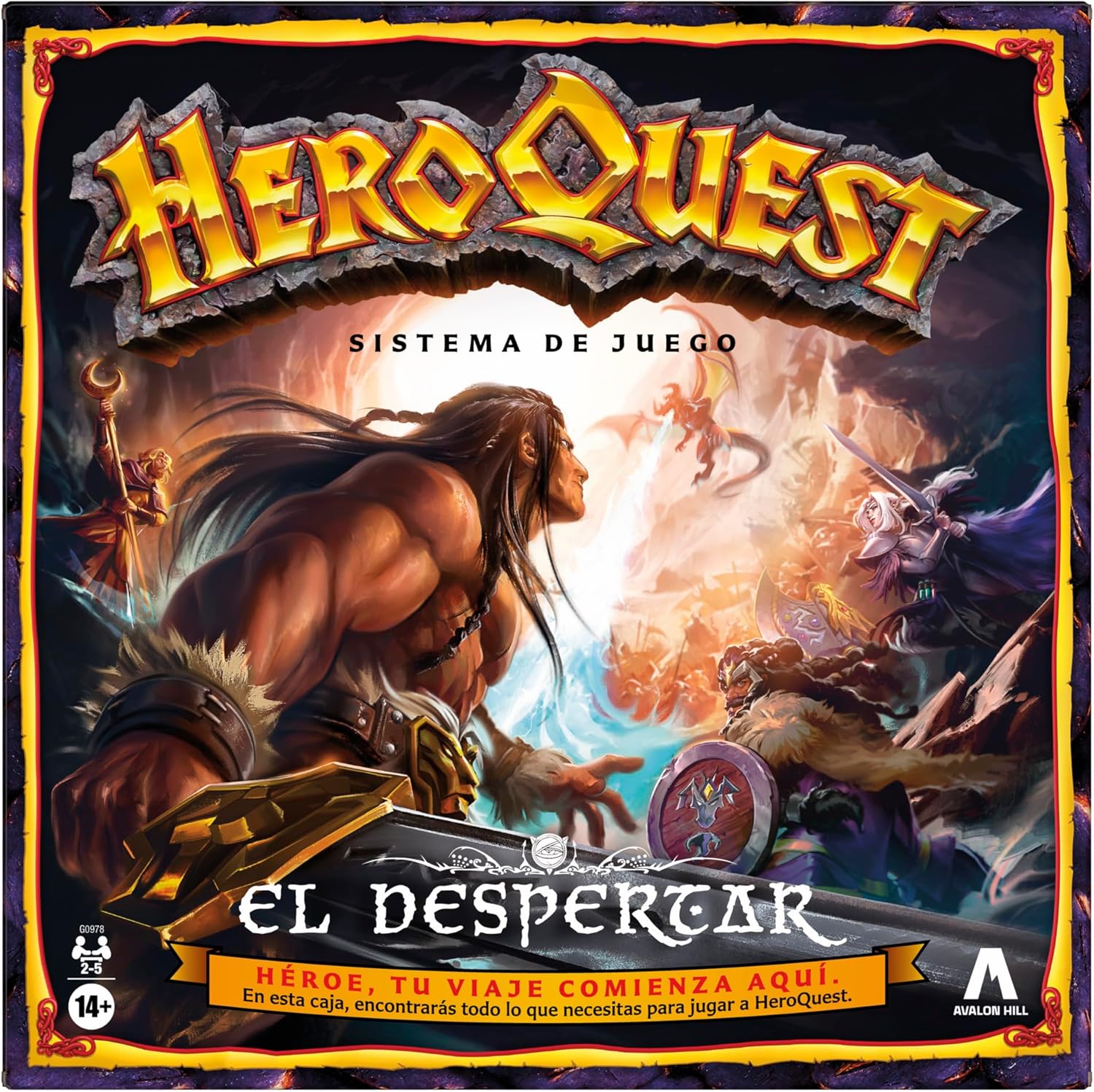 HeroQuest Sistema de Juego El Despertar