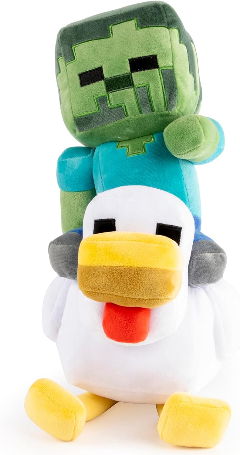 Minecraft peluche almohada Chicken Jockey Jay Franco
