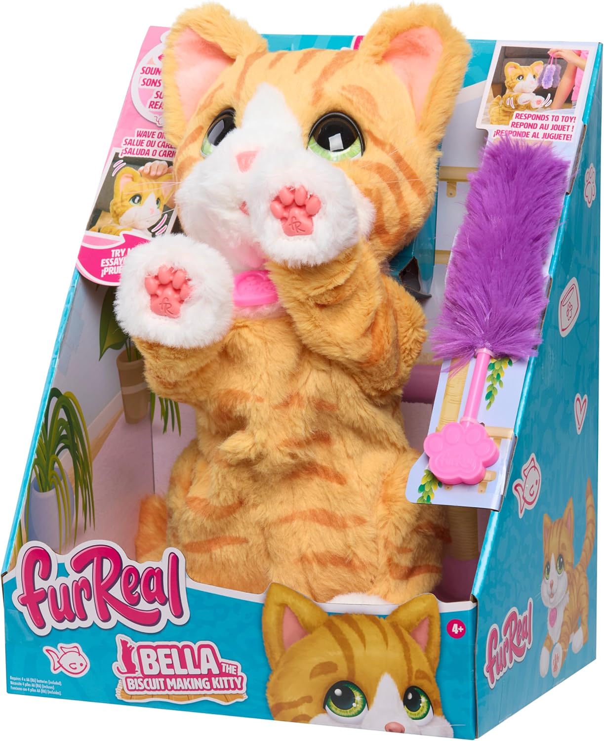 Furreal Bella Gatita de peluche interactiva - vista alternativa