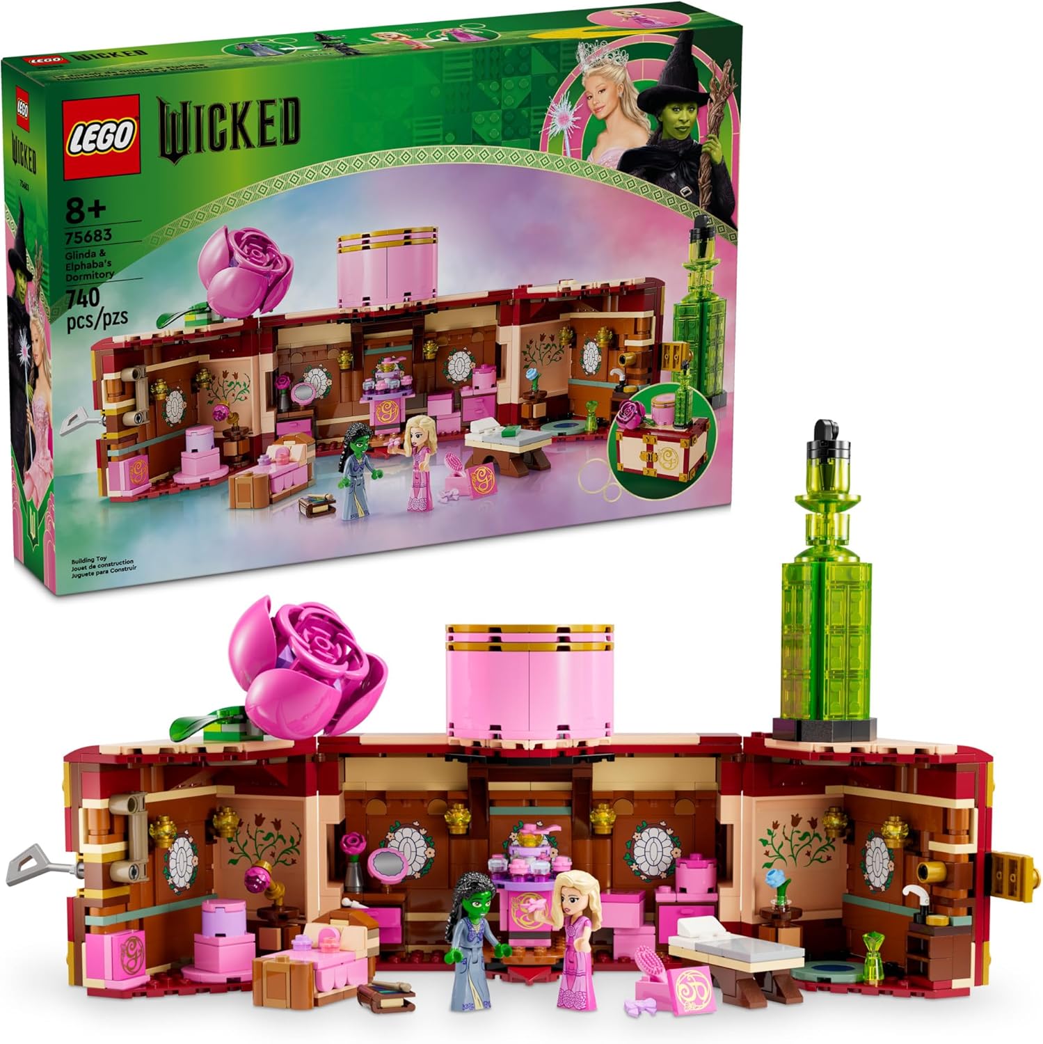 LEGO Wicked Dormitorio de Glinda y Elphaba 75683