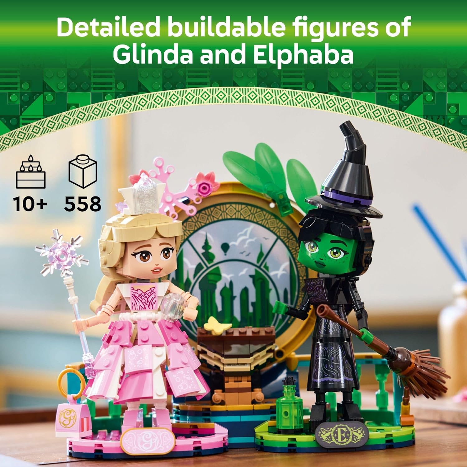 LEGO Wicked figuras de Elphaba y Glinda 75682 - vista alternativa