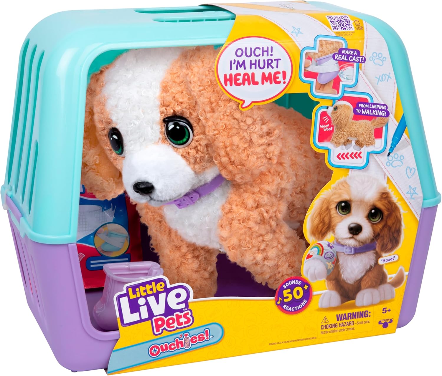 Little Live Pets Ouchies! Perrito Poodle Hazel