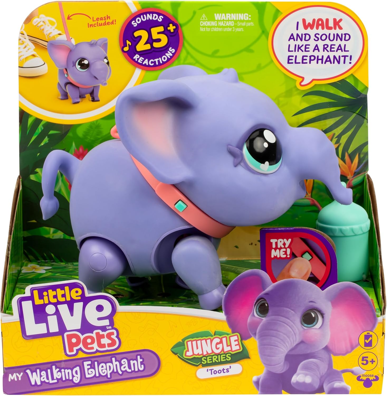 Little Live Pets Toots mi elefante paseador - vista alternativa