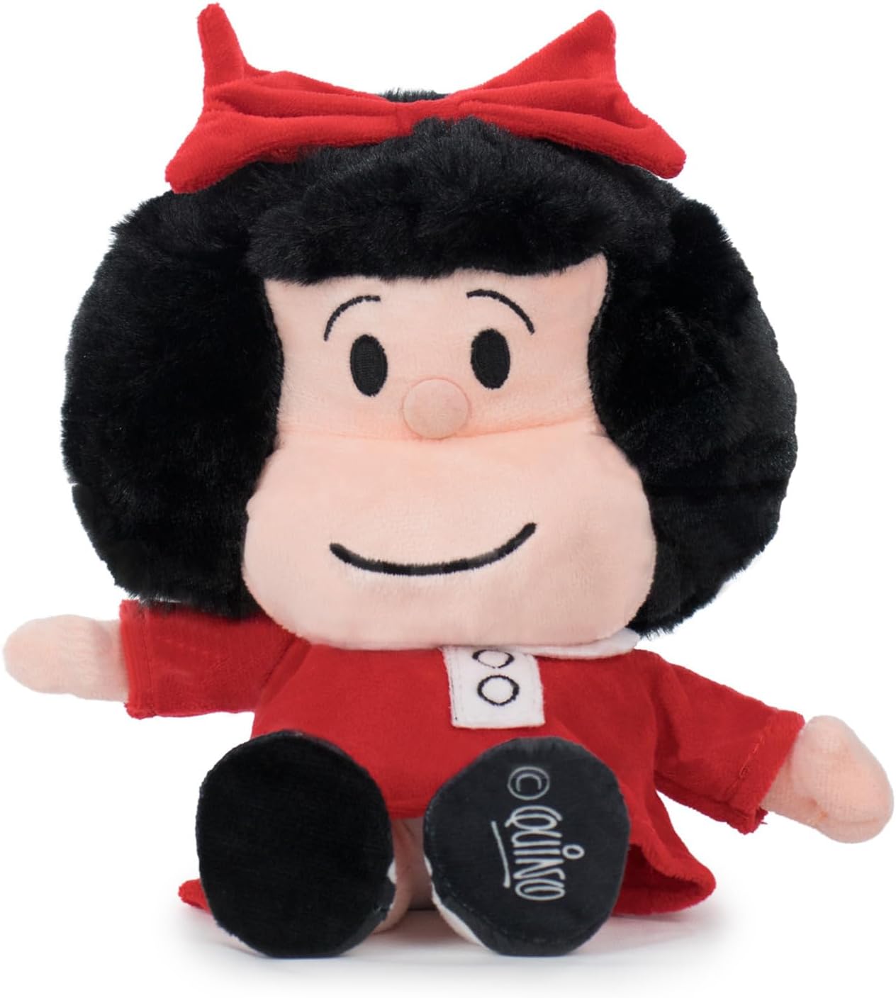 Peluche de Mafalda con vestido rojo - vista alternativa