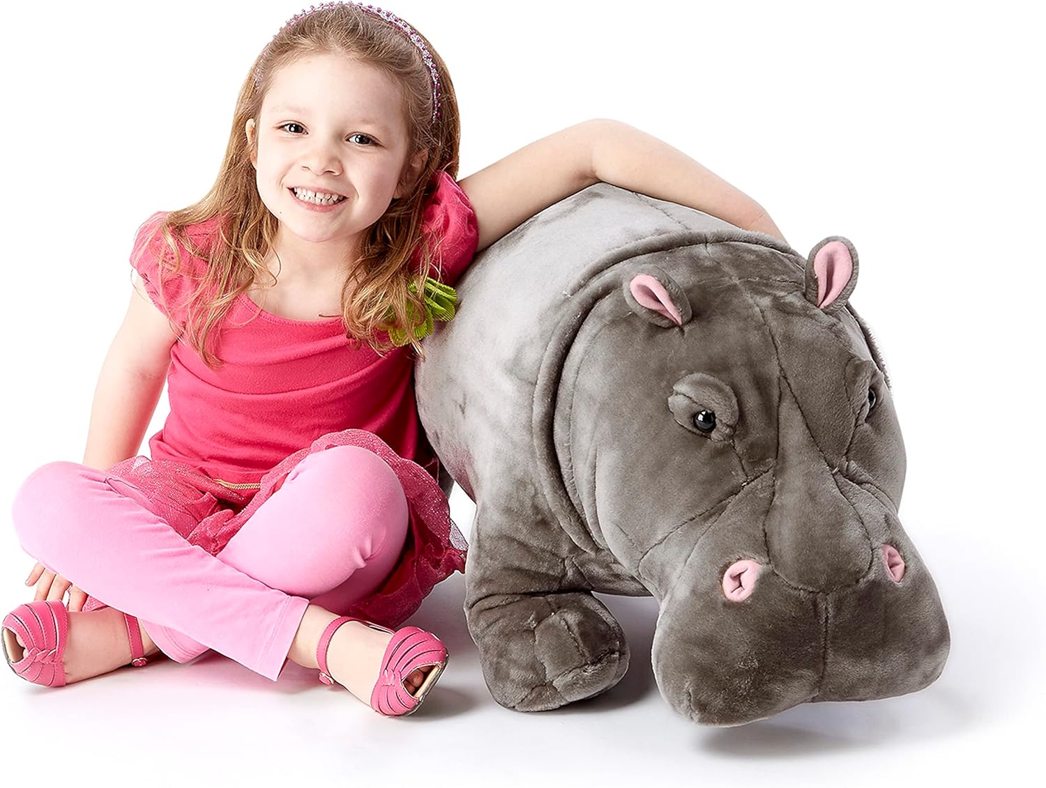 Melissa and Doug Hipopotamo Gigante de peluche - vista alternativa
