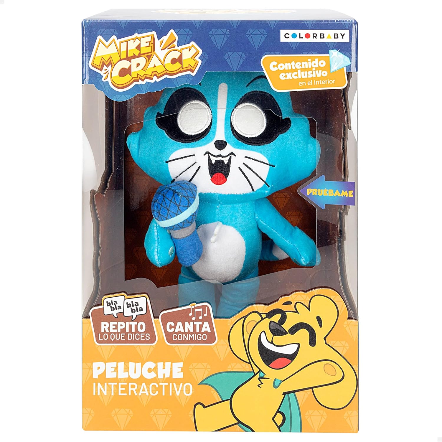 Mike Crack peluche interactivo gatita Akela