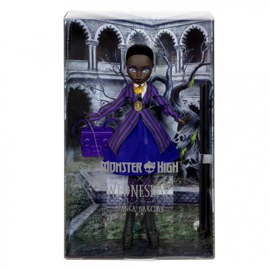 Monster High muñeca Bianca Barclay Netflix Merlina JDR71 - imagen adicional
