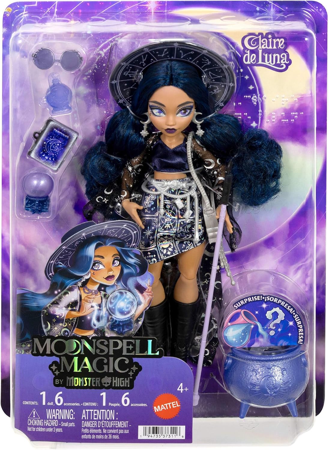Moonspell Magic by Monster High Claire De Luna JMB89 - vista alternativa