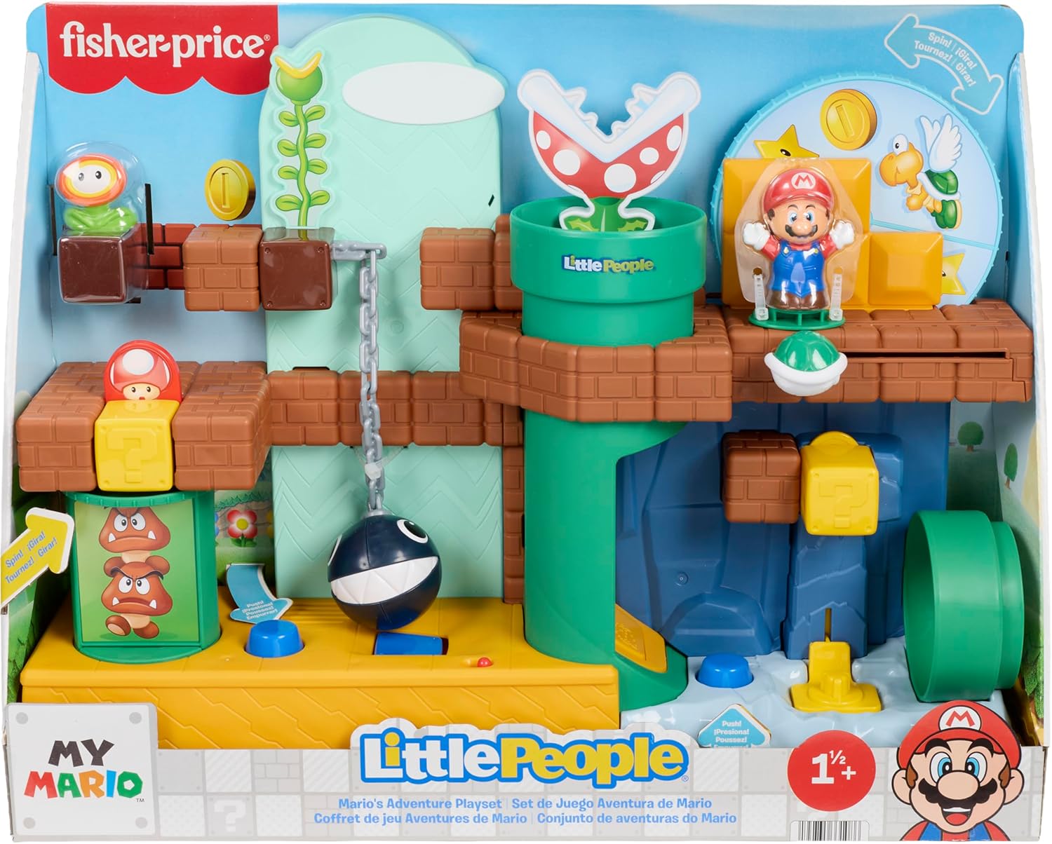 My Mario Little People Set de aventuras de Mario JNP54