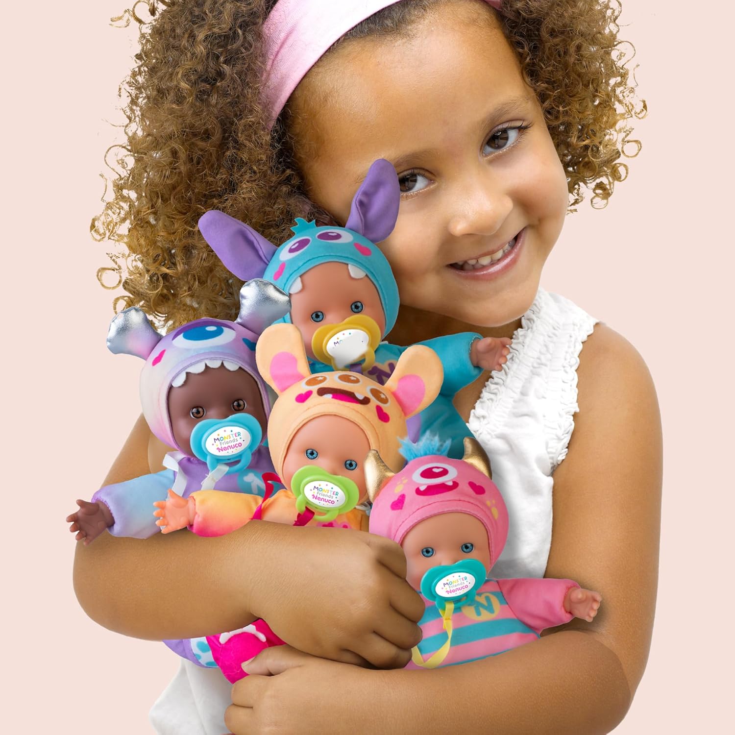 Nenuco de peluche Monster rosa NFNB1201 - vista alternativa