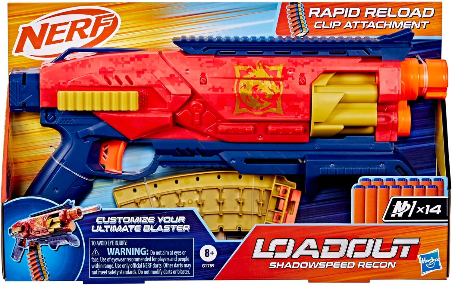 NERF Lanzador Loadout Showspeed Recon G1759S00 - imagen adicional