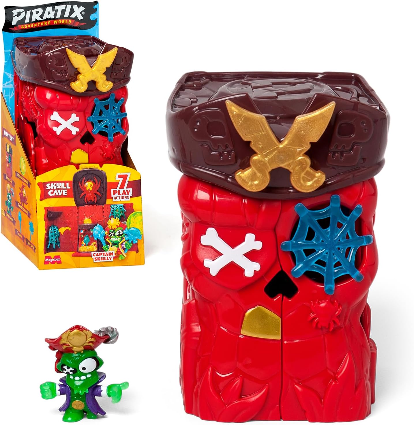 figuras PIRATIX Cueva Calavera Pirata