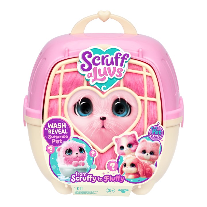 Scruff A Luvs from Scruffy to Fluffy peluche misterioso [Rosa]