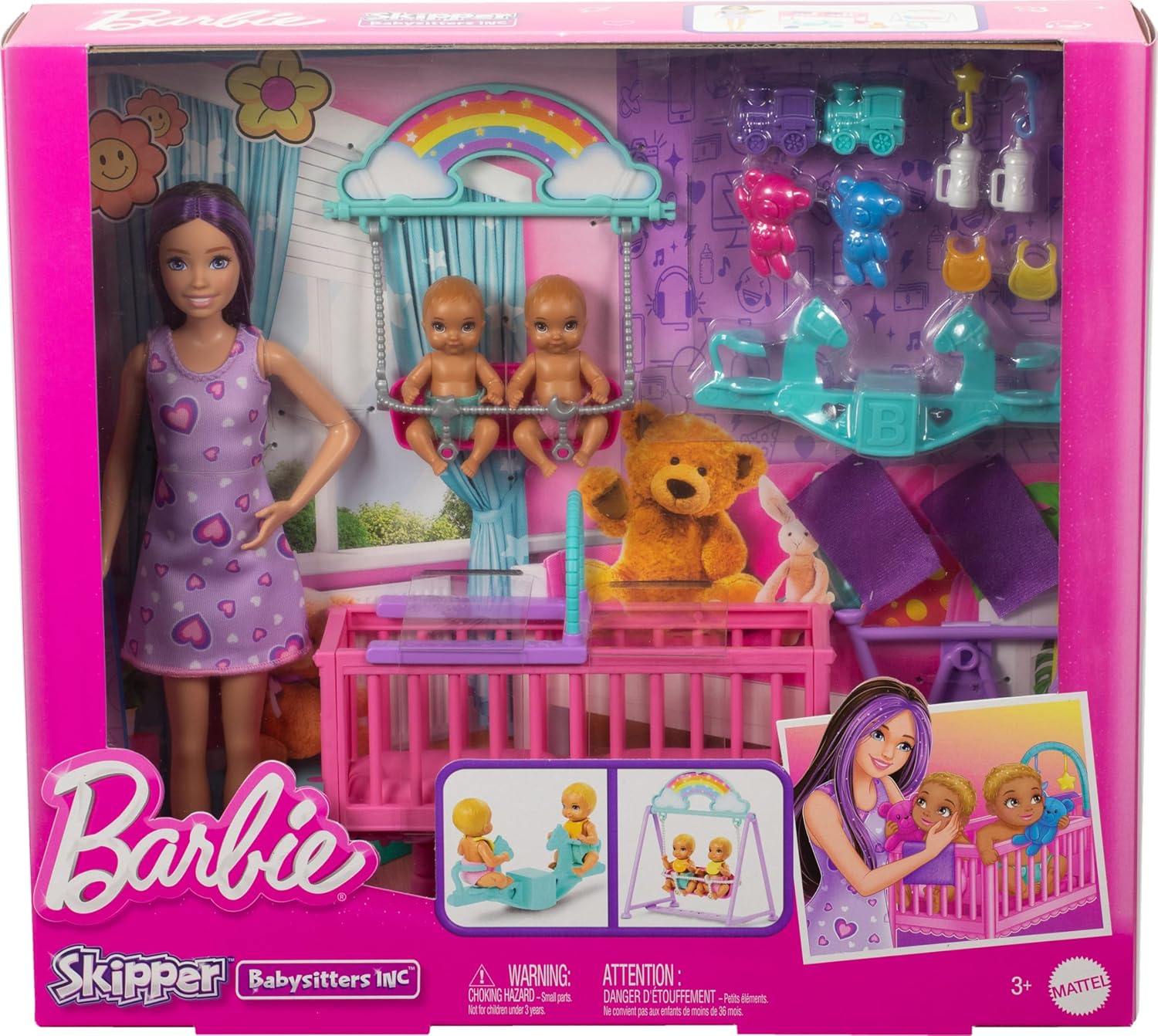 Barbie Skipper niñera de gemelitos HXM99 - vista alternativa
