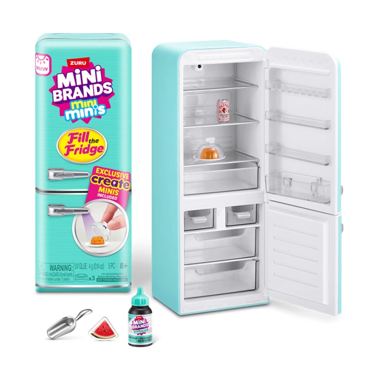 Zuru Mini Brands Refri nevera para llenar con comida de juguete