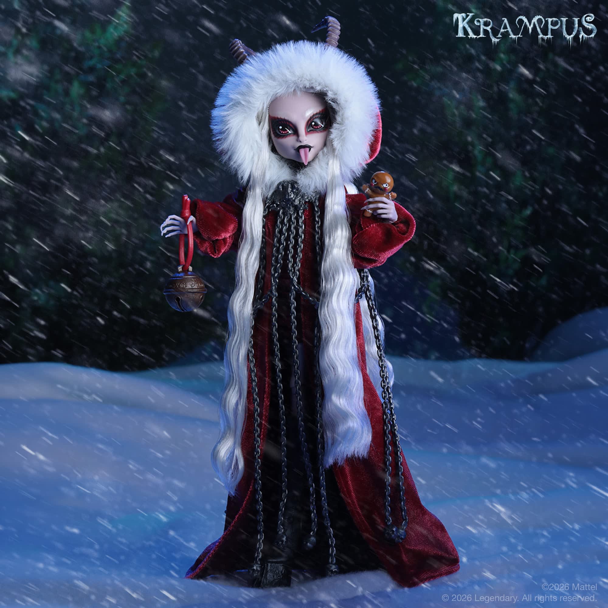 Monster High Skullector muñeca Krampus JKM52