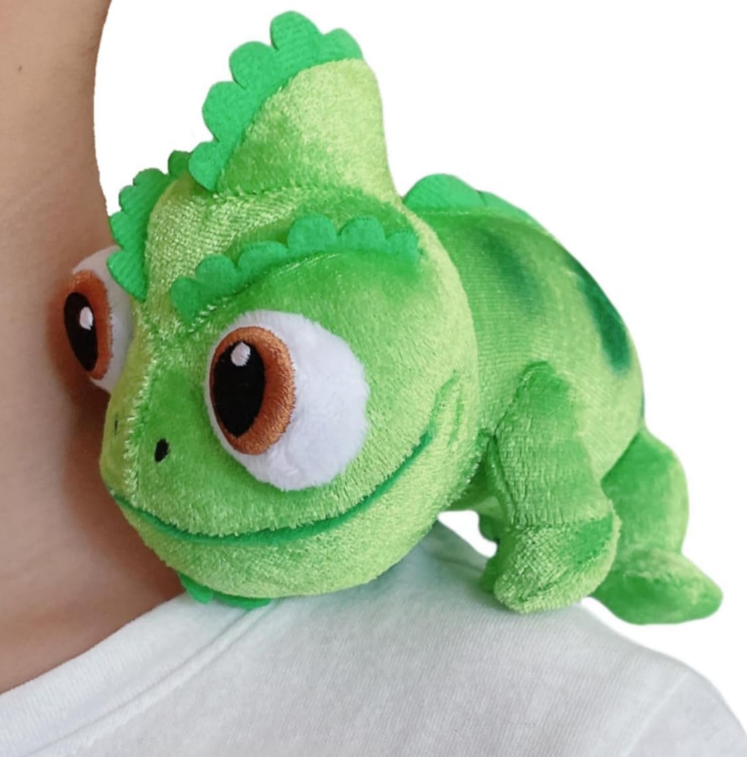 Peluche de Pascal cameleón de Rapunzel con imán