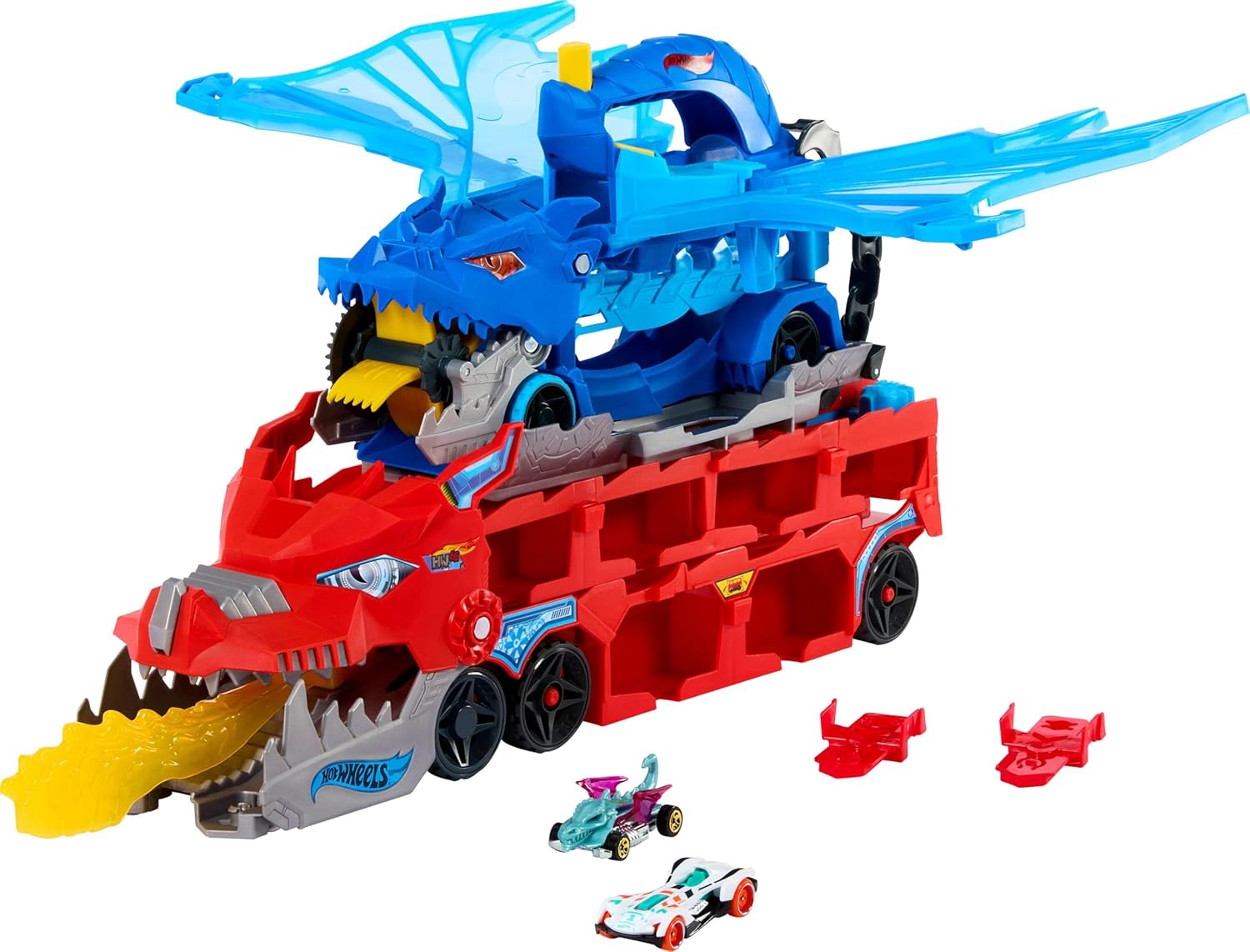 Hot Wheels City Trailer supremo doble dragón JGR40