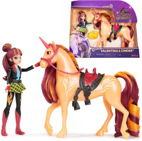 Academia Unicornio Set figuras Valentina y Cinder