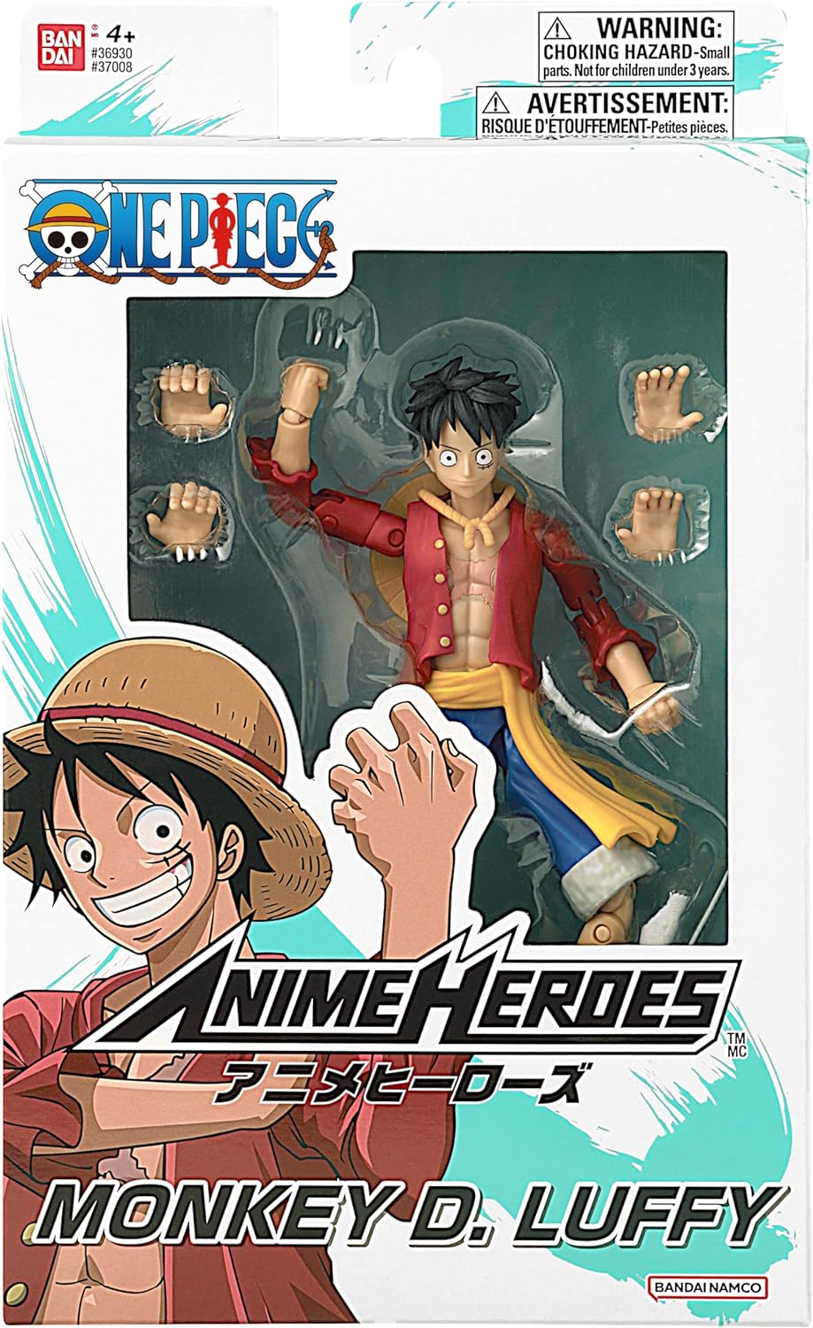 Anime Heroes One Piece figura Monkey D. Luffy 37008 - vista alternativa