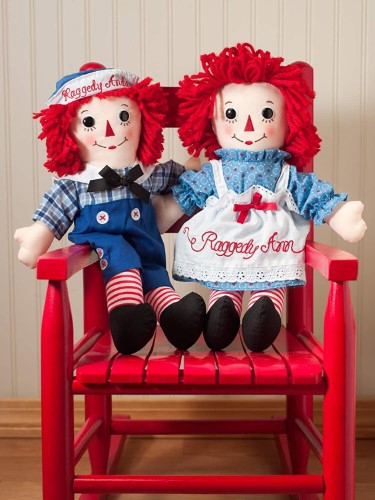 Aurora World muñecas de trapo Raggedy Ann y Raggedy Andy - vista alternativa