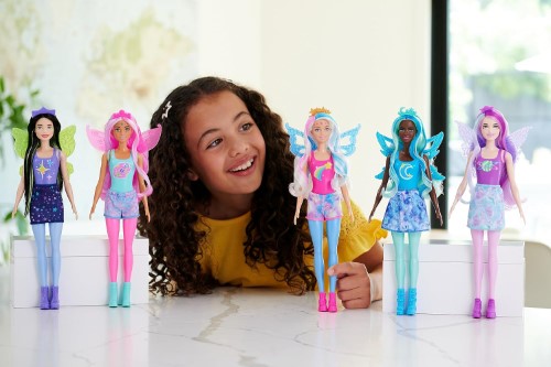 Barbie Color Reveal galaxia arcoíris HJX61 - vista alternativa