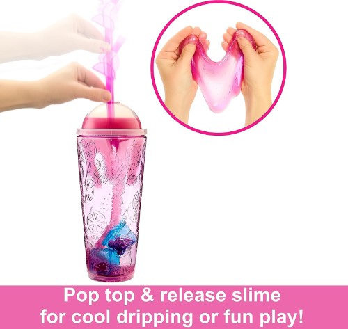 Barbie Pop Reveal muñeca Slime de Fresa - imagen adicional