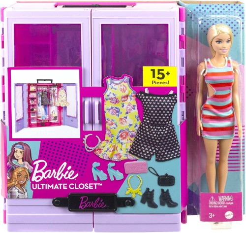 Barbie armario portátil con muñeca HJL66 - vista alternativa