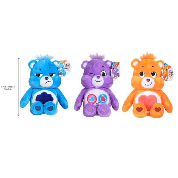 Care Bears Set peluches Grumpy Bear, Share Bear y Tenderheart - vista alternativa