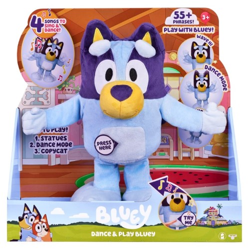 Bluey peluche interactivo - vista alternativa