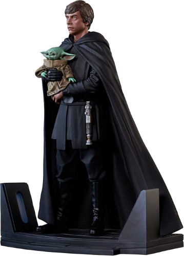 Star Wars Luke Estatua Luke Skywalker y Grogu - vista alternativa