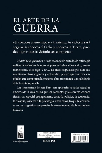 Libro El Arte de Guerra Sun Tzu - vista alternativa