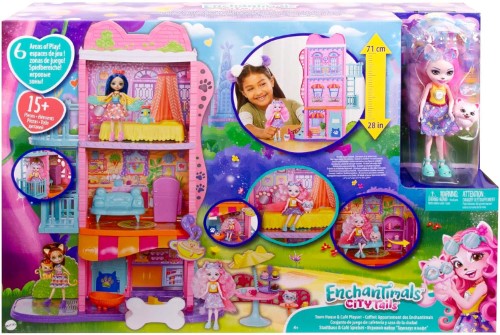 Enchantimals Juego Cafetería y Casa de la Ciudad - vista alternativa