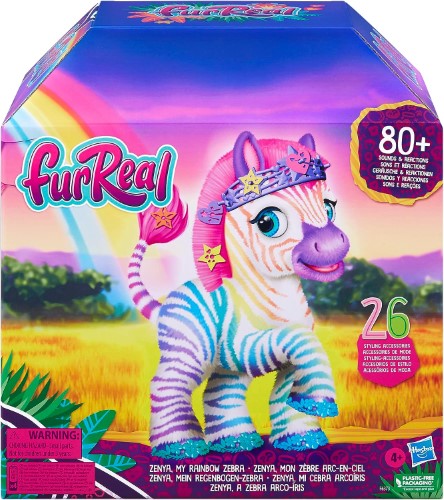 Furreal Zenya mi Zebra Arcoíris - vista alternativa