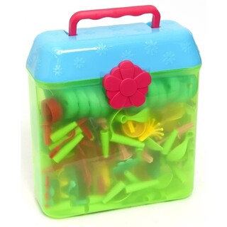 Kit construcción Jardín para jugar con flores plásticas - imagen adicional