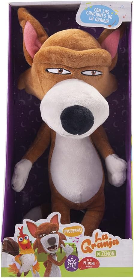 La Granja de Zenón peluche musical Lobo Beto - vista alternativa