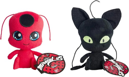 Prodigiosa Ladybug Set peluches Tikki y Plagg
