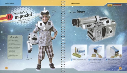 Libro Crea Tus Juguetes Naves, Robots y Astronautras - vista alternativa