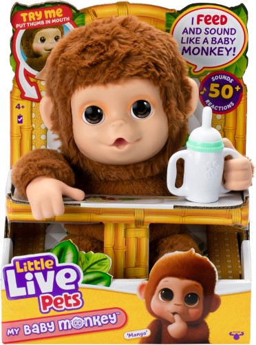 Little Live Pets Mango mi bebé monito interactivo