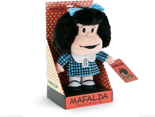 Mafalda Peluche Producto Oficial Quino Display Azul - vista alternativa