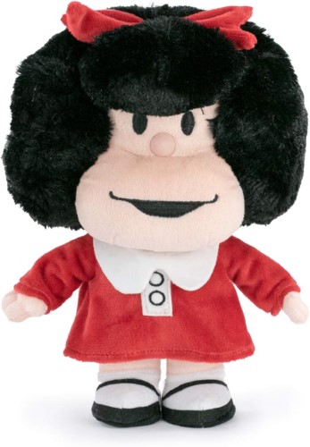 Mafalda Peluche Producto Oficial Quino Display Rojo